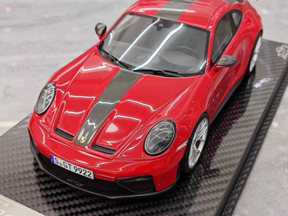 [VIP] 1:18 Porsche 2025 911 992.2 GT3 Glossy Red Model Car Resin