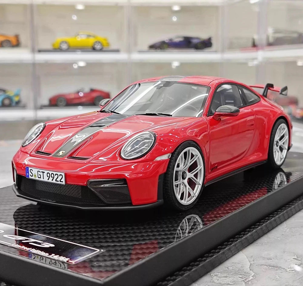 [VIP] 1:18 Porsche 2025 911 992.2 GT3 Glossy Red Model Car Resin