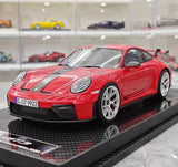 [VIP] 1:18 Porsche 2025 911 992.2 GT3 Glossy Red Model Car Resin