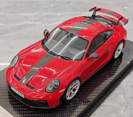 [VIP] 1:18 Porsche 2025 911 992.2 GT3 Glossy Red Model Car Resin