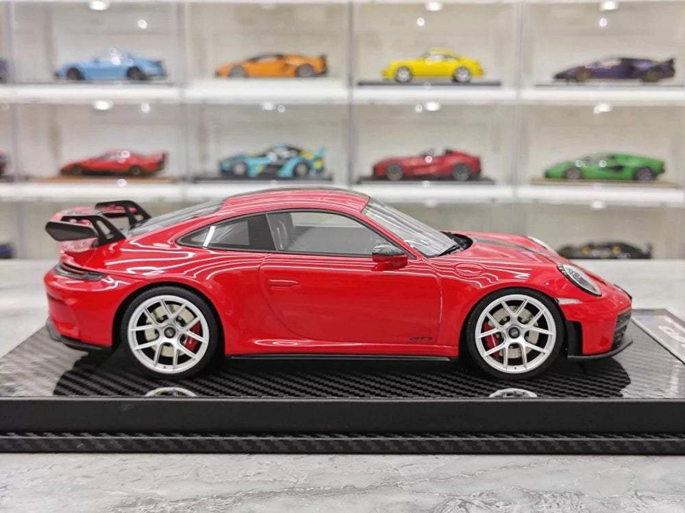 [VIP] 1:18 Porsche 2025 911 992.2 GT3 Glossy Red Model Car Resin