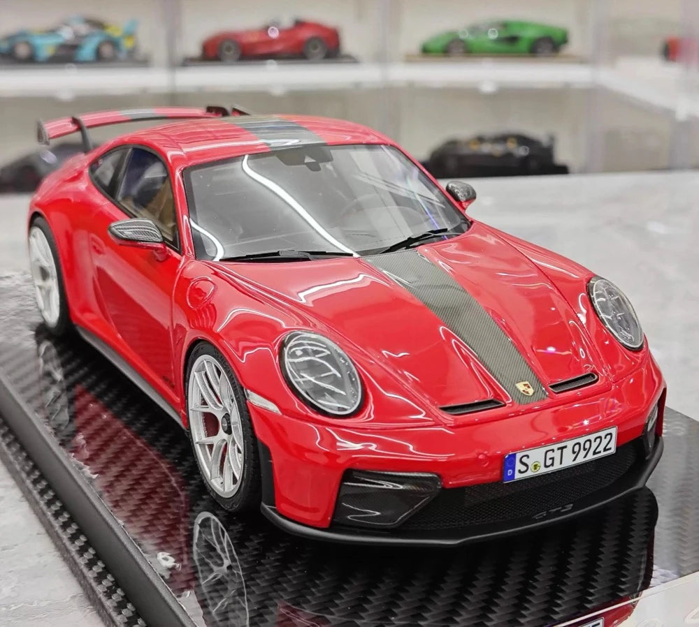 [VIP] 1:18 Porsche 2025 911 992.2 GT3 Glossy Red Model Car Resin