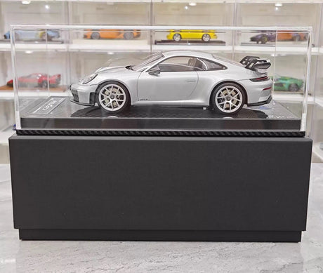 [VIP] 1:18 Porsche 2025 911 992.2 GT3 Glossy Silver Model Car Resin