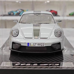 [VIP] 1:18 Porsche 2025 911 992.2 GT3 Glossy Silver Model Car Resin
