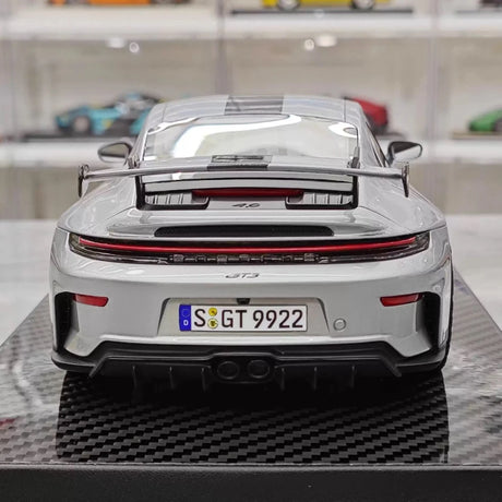 [VIP] 1:18 Porsche 2025 911 992.2 GT3 Glossy Silver Model Car Resin