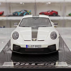 [VIP] 1:18 Porsche 2025 911 992.2 GT3 グロスy ホワイト モデルカー レジン