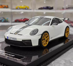 [VIP] 1:18 Porsche 2025 911 992.2 GT3 グロスy ホワイト モデルカー レジン
