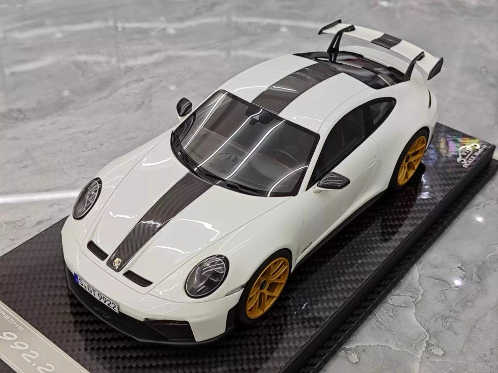[VIP] 1:18 Porsche 2025 911 992.2 GT3 Glossy White Model Car Resin