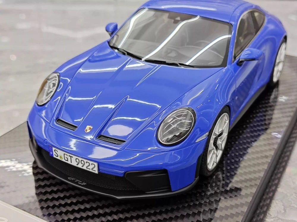 [VIP] 1:18 Porsche 2025 911 992.2 GT3 Touring Glossy Blue Model Car Resin