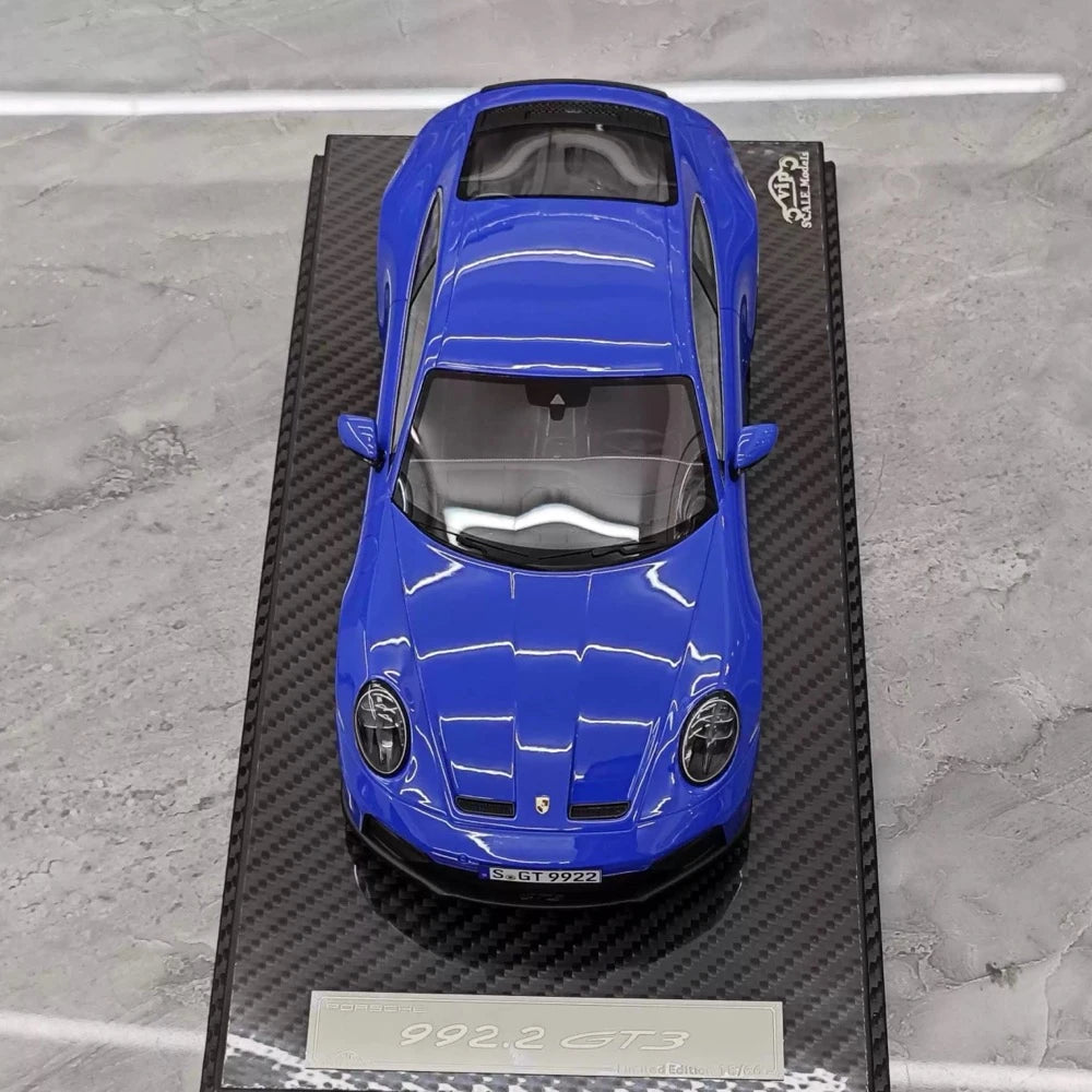 [VIP] 1:18 Porsche 2025 911 992.2 GT3 Touring Glossy Blue Model Car Resin
