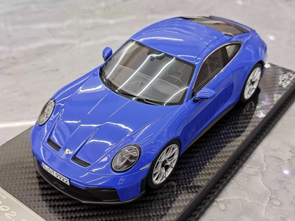 [VIP] 1:18 Porsche 2025 911 992.2 GT3 Touring Glossy Blue Model Car Resin