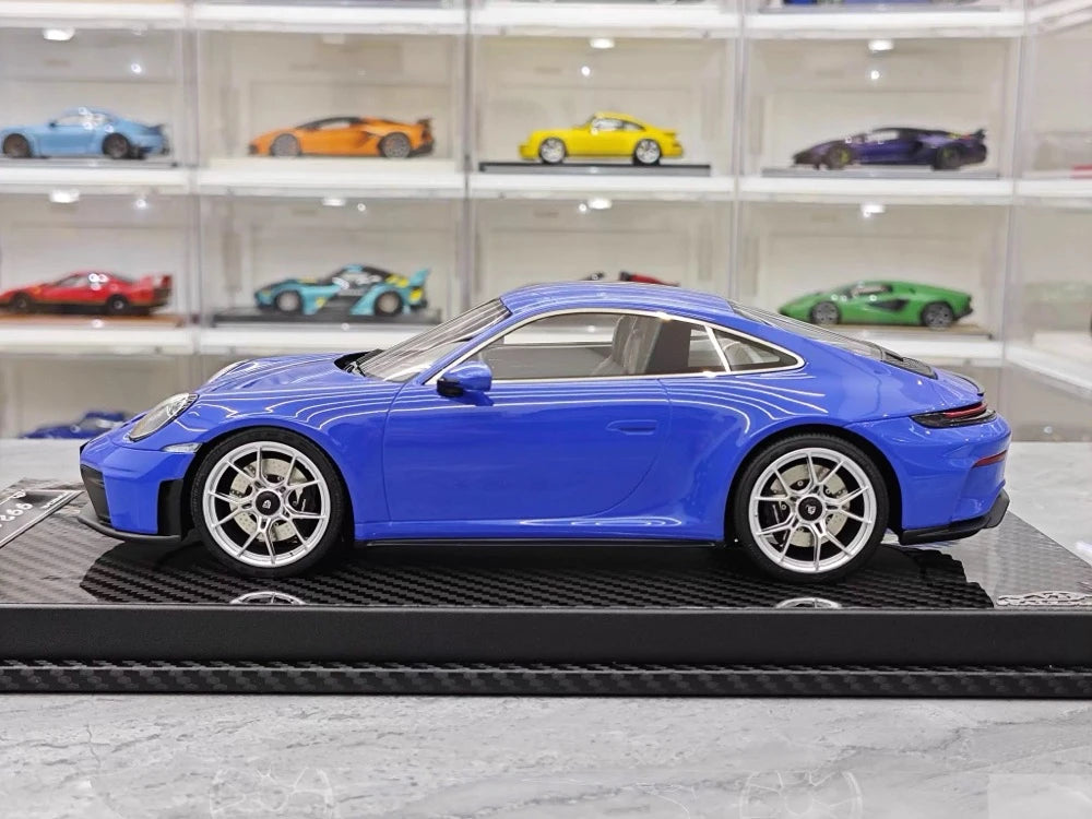 [VIP] 1:18 Porsche 2025 911 992.2 GT3 Touring Glossy Blue Model Car Resin