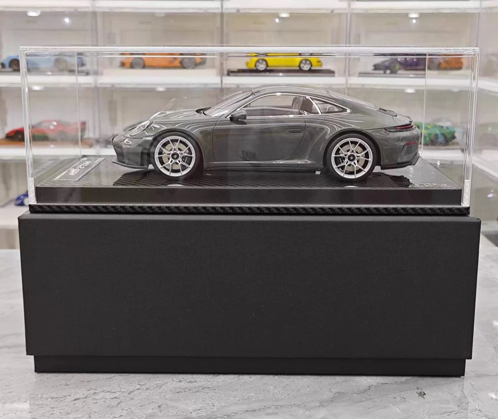 [VIP] 1:18 Porsche 2025 911 992.2 GT3 Touring Glossy Gray Model Car Resin