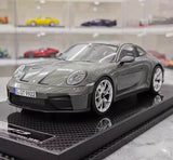[VIP] 1:18 Porsche 2025 911 992.2 GT3 Touring Glossy Gray Model Car Resin
