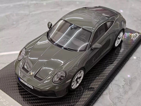 [VIP] 1:18 Porsche 2025 911 992.2 GT3 Touring Glossy Gray Model Car Resin