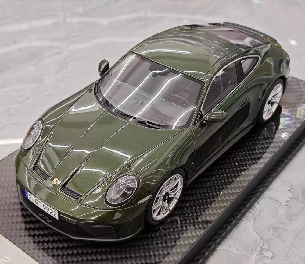 [VIP] 1:18 Porsche 2025 911 992.2 GT3 Touring brillant vert voiture miniature Resin