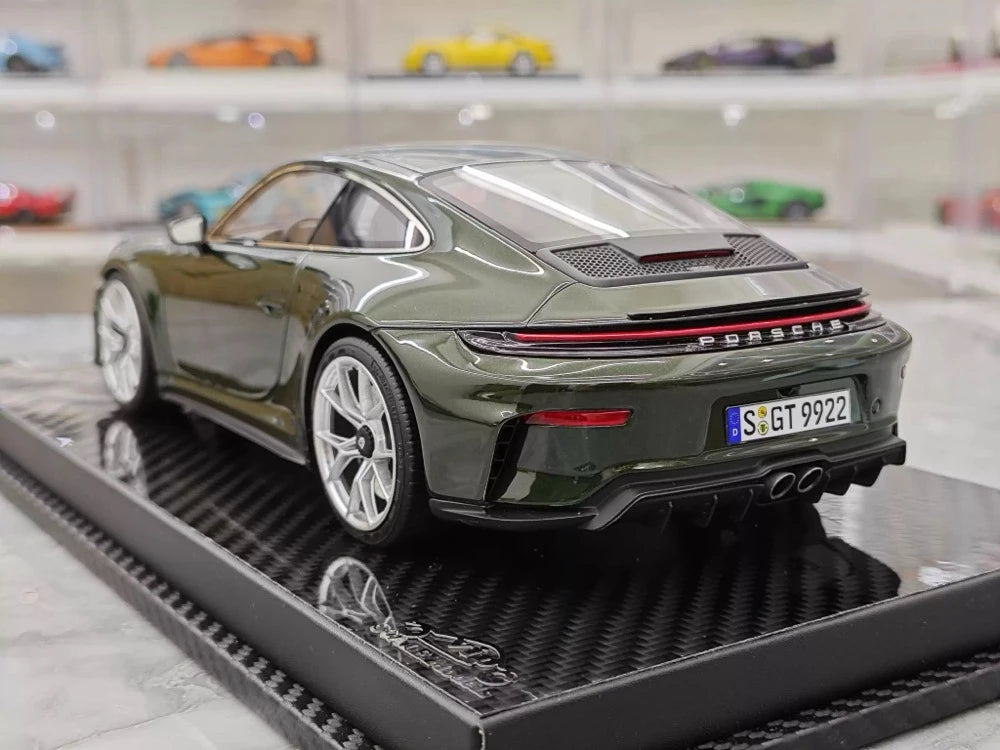 [VIP] 1:18 Porsche 2025 911 992.2 GT3 Touring brillant vert voiture miniature Resin