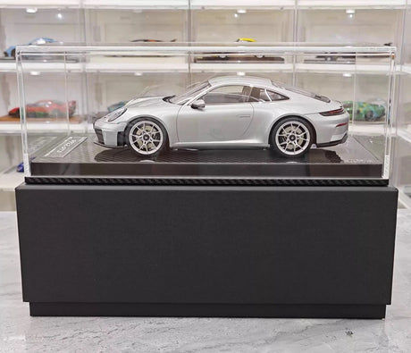[VIP] 1:18 Porsche 2025 911 992.2 GT3 Touring Glossy Silver Model Car Resin