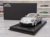 [VIP] 1:18 Porsche 2025 911 992.2 GT3 Touring Glossy Silver Model Car Resin