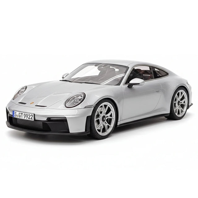 [VIP] 1:18 Porsche 2025 911 992.2 GT3 Touring Glossy Silver Model Car Resin