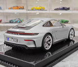 [VIP] 1:18 Porsche 2025 911 992.2 GT3 Touring Glossy Silver Model Car Resin