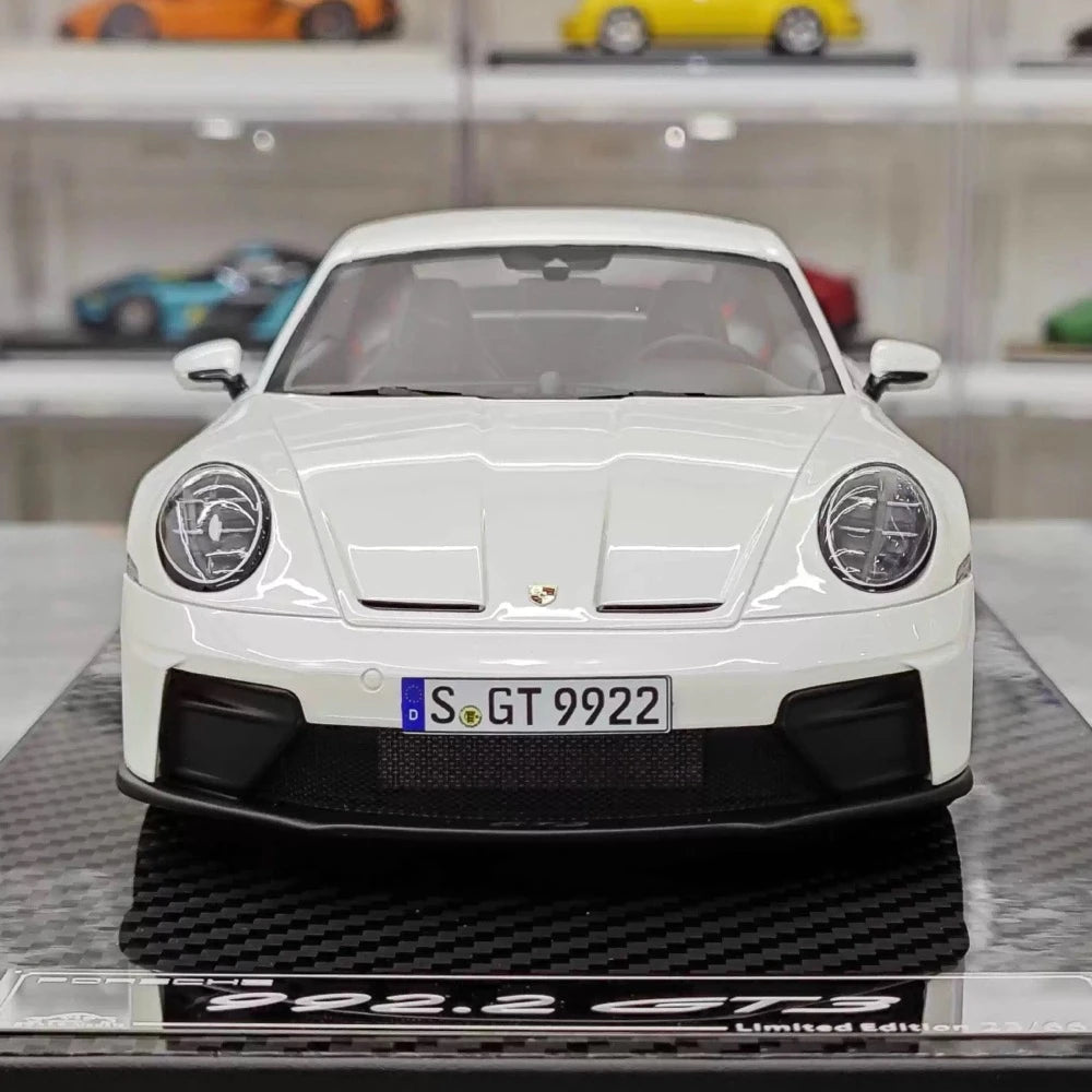 [VIP] 1:18 Porsche 2025 911 992.2 GT3 Touring Glossy White Model Car Resin