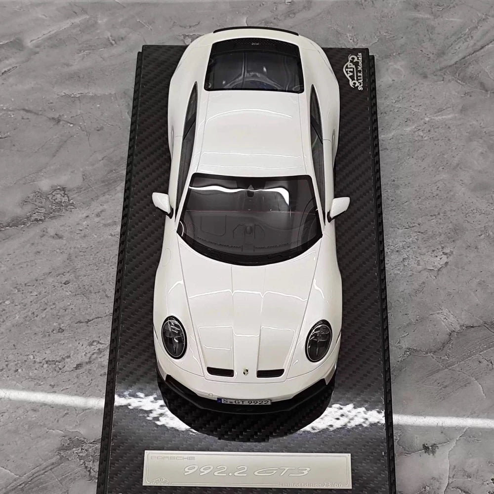 [VIP] 1:18 Porsche 2025 911 992.2 GT3 Touring Glossy White Model Car Resin