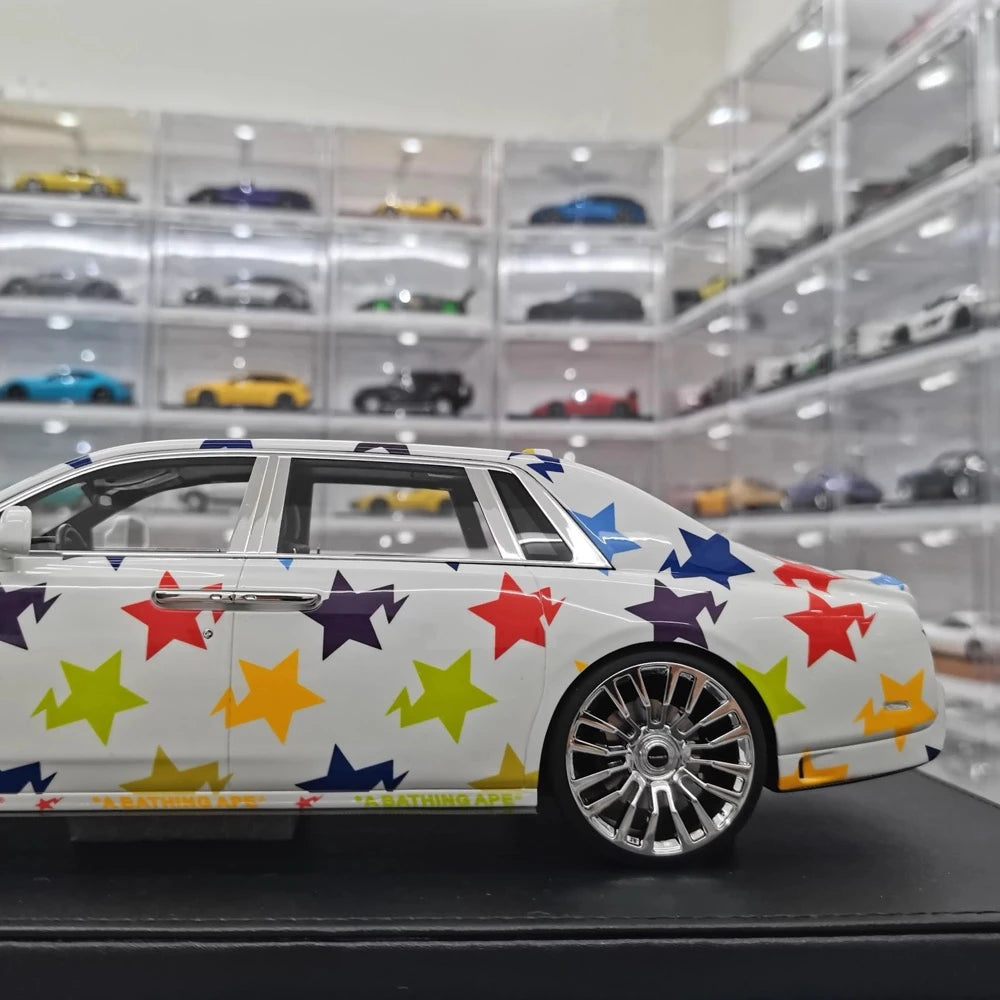 [VMB] 1:18 Rolls-Royce 2017 Phantom VIII Graffiti Model Car Resin
