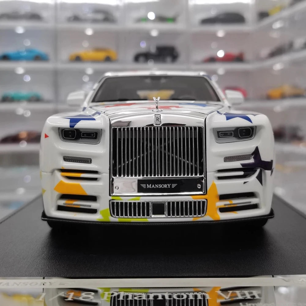 [VMB] 1:18 Rolls-Royce 2017 Phantom VIII Graffiti Model Car Resin
