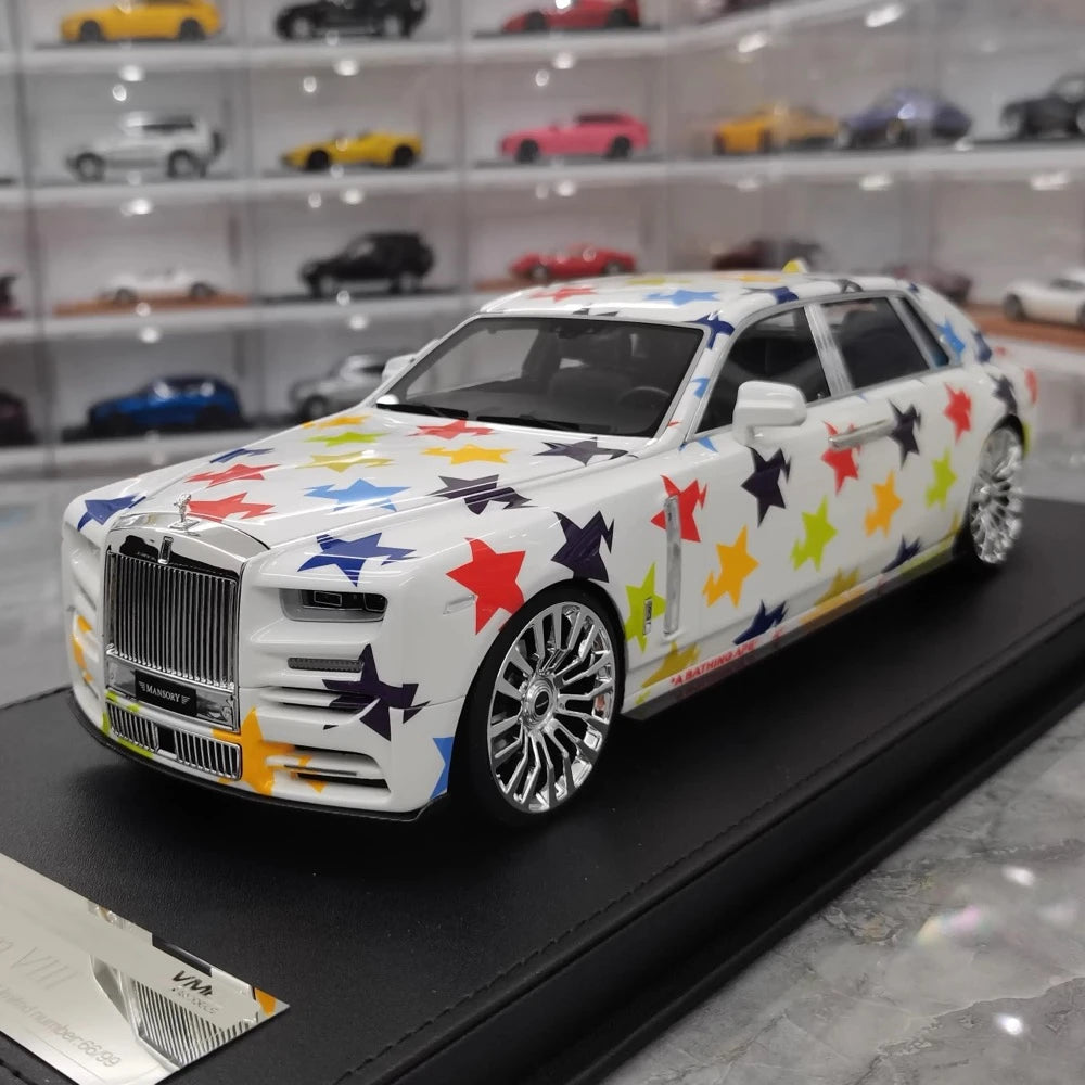 [VMB] 1:18 Rolls-Royce 2017 Phantom VIII Graffiti Model Car Resin