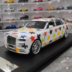 [VMB] 1:18 Rolls-Royce 2017 Phantom VIII Graffiti Model Car Resin