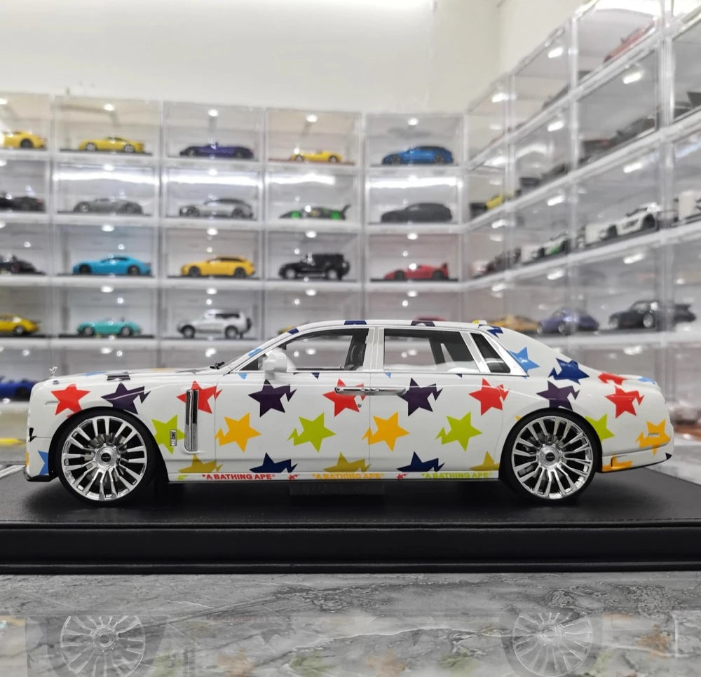 [VMB] 1:18 Rolls-Royce 2017 Phantom VIII Graffiti Model Car Resin