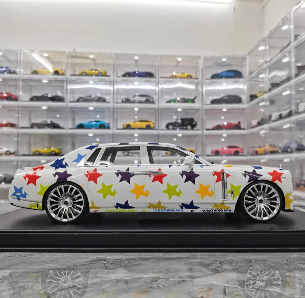 [VMB] 1:18 Rolls-Royce 2017 Phantom VIII Graffiti Model Car Resin