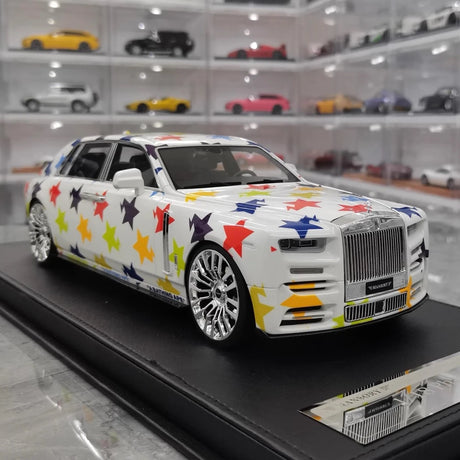 [VMB] 1:18 Rolls-Royce 2017 Phantom VIII Graffiti Model Car Resin