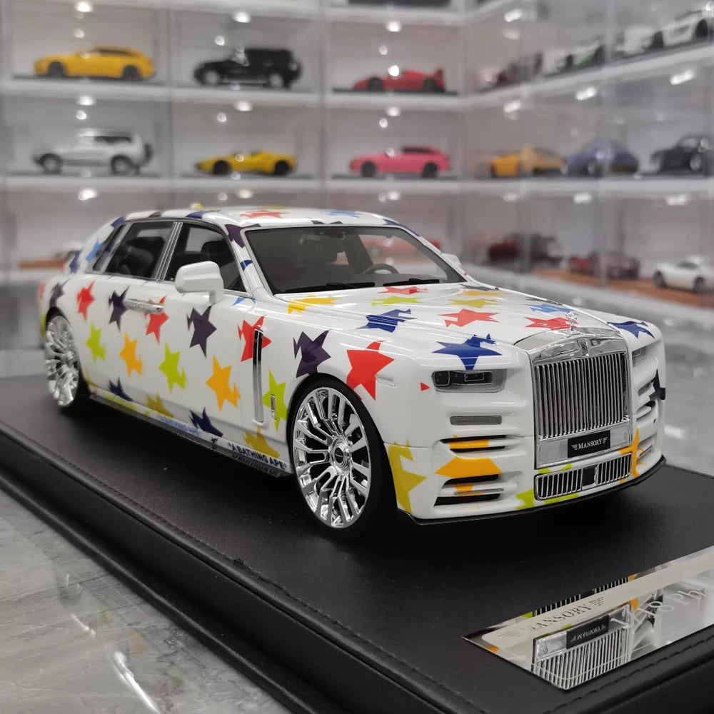 [VMB] 1:18 Rolls-Royce 2017 Phantom VIII Graffiti Model Car Resin