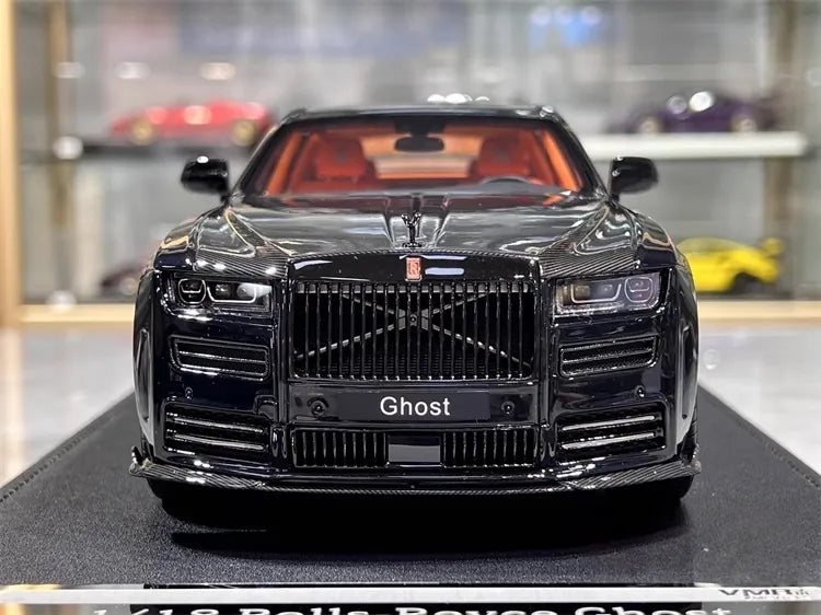 [VMB] 1:18 Rolls-Royce 2022 Ghost Mansory Black Model Car Resin