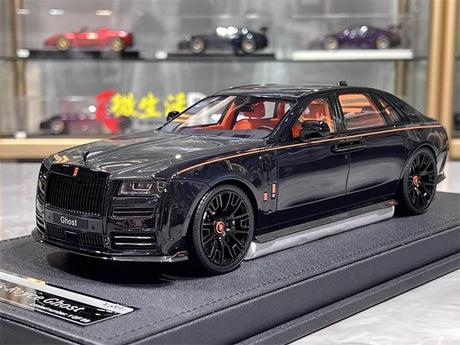 [VMB] 1:18 Rolls-Royce 2022 Ghost Mansory Black Model Car Resin