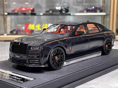 [VMB] 1:18 Rolls-Royce 2022 Ghost Mansory Black Model Car Resin