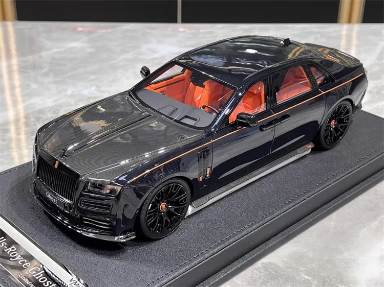 [VMB] 1:18 Rolls-Royce 2022 Ghost Mansory Black Model Car Resin