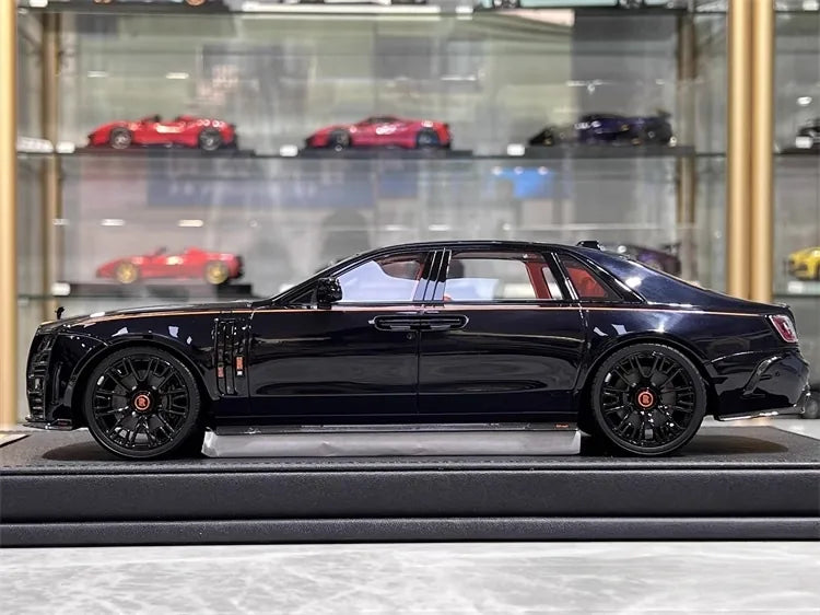[VMB] 1:18 Rolls-Royce 2022 Ghost Mansory Black Model Car Resin
