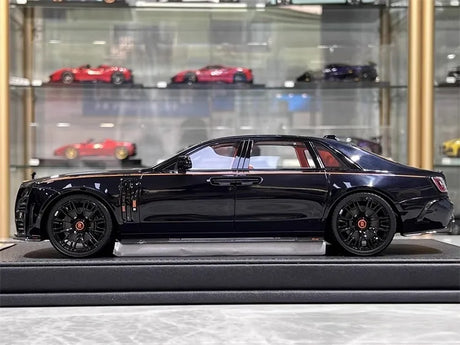 [VMB] 1:18 Rolls-Royce 2022 Ghost Mansory Black Model Car Resin