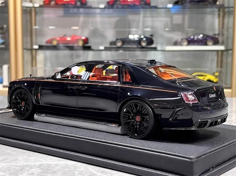 [VMB] 1:18 Rolls-Royce 2022 Ghost Mansory Black Model Car Resin