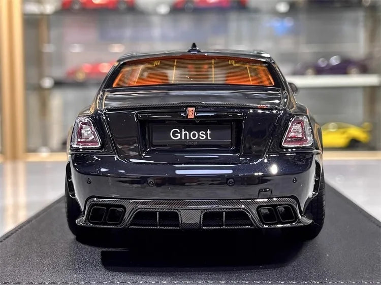 [VMB] 1:18 Rolls-Royce 2022 Ghost Mansory Black Model Car Resin