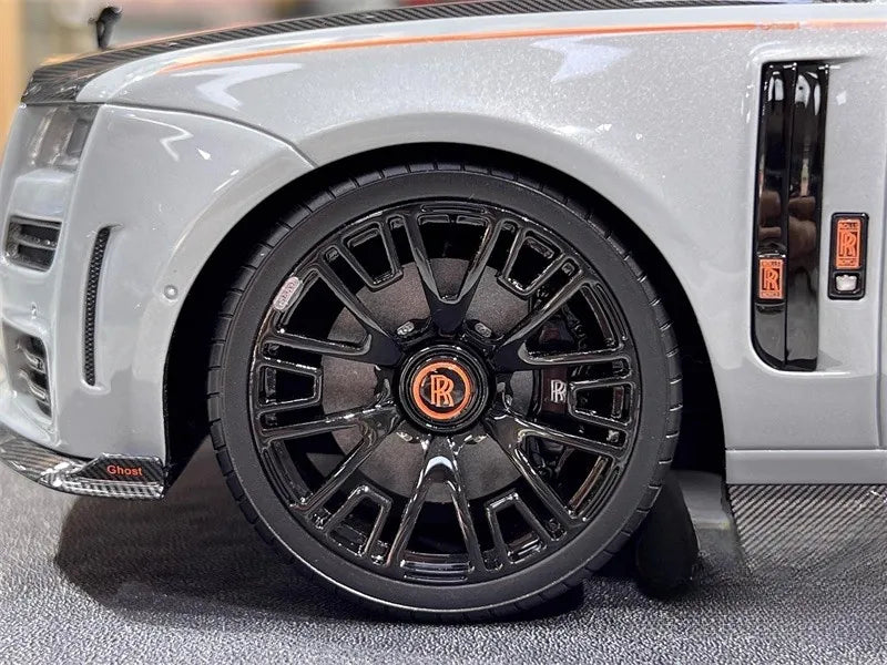 [VMB] 1:18 Rolls-Royce 2022 Ghost Mansory Gray Model Car Resin