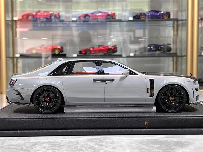 [VMB] 1:18 Rolls-Royce 2022 Ghost Mansory Gray Model Car Resin