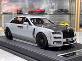 [VMB] 1:18 Rolls-Royce 2022 Ghost Mansory harmaa pienoismalli Hartsi