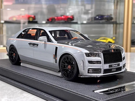 [VMB] 1:18 Rolls-Royce 2022 Ghost Mansory Gray Model Car Resin