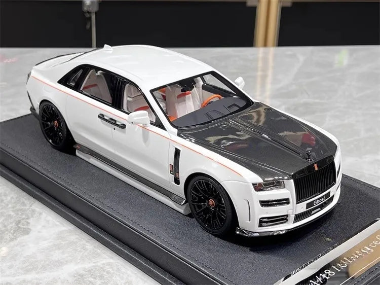 [VMB] 1:18 Rolls-Royce 2022 Ghost Mansory White Model Car Resin