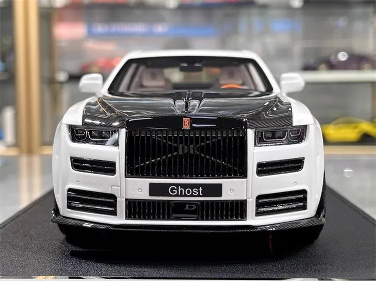 [VMB] 1:18 Rolls-Royce 2022 Ghost Mansory White Model Car Resin