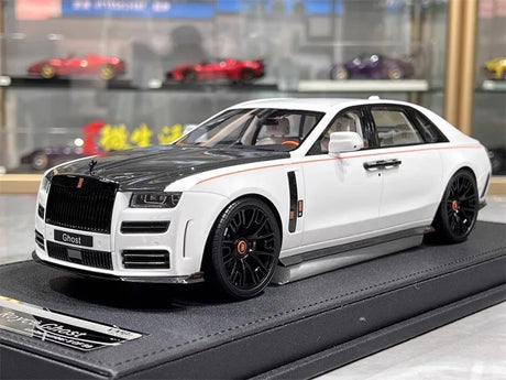 [VMB] 1:18 Rolls-Royce 2022 Ghost Mansory White Model Car Resin